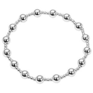 STAINLESS STEEL BALL BRACELET
